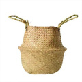 Factory price natural woven seagrass belly basket flower basket flower pot basket for flower arrangement